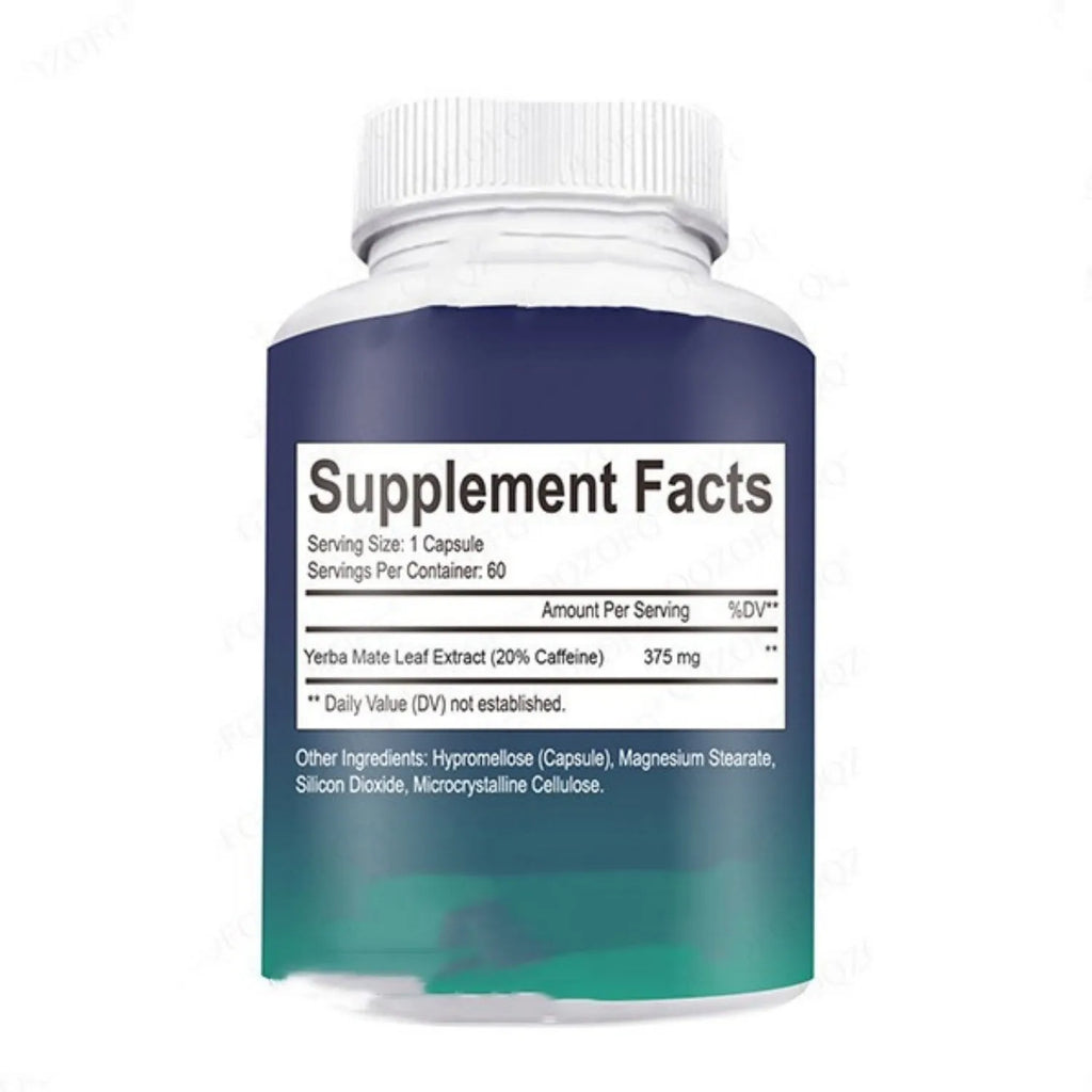 Bottle of 60 vitamin capsules for nutritional supplementation with room temperature storage