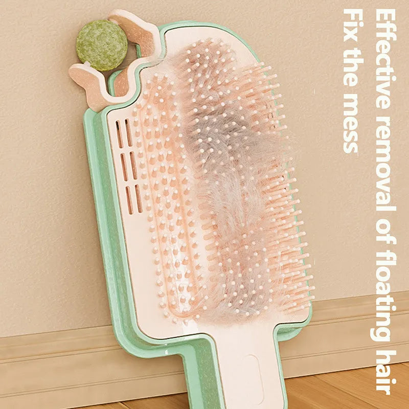 Ice cream cone shaped PP plastic cat rubbing toy with mint ball or feather attachment