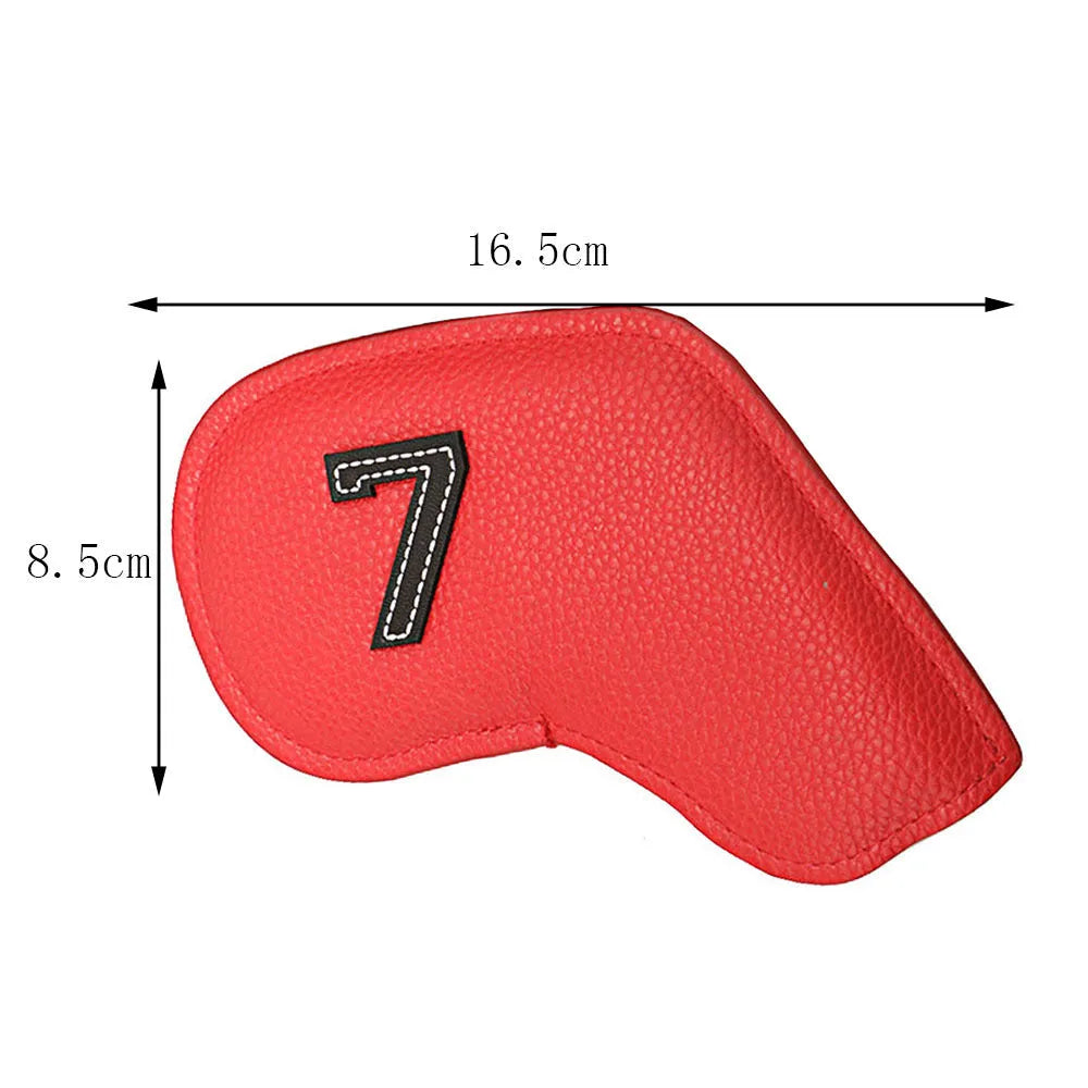 10 digital printed golf club head covers set in various colours for sports protection