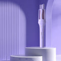 Automatic hair curler with 32mm barrel in white and pink colour variant, includes power adapter.