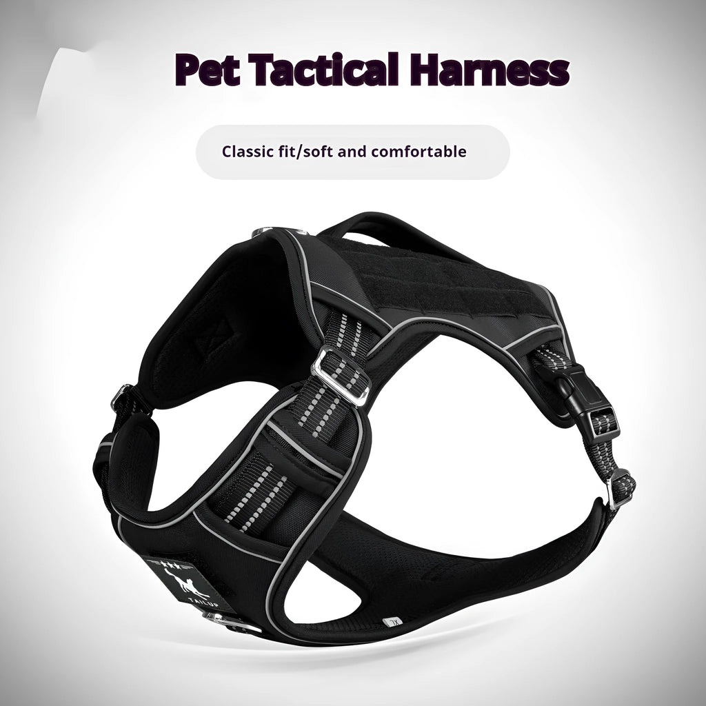 Tactical chest strap for search and rescue working dogs in Oxford cloth with camouflage colour options