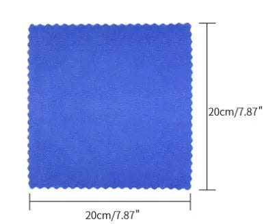 Automotive iron powder rust remover spray with blue square sponge and towel applicator options