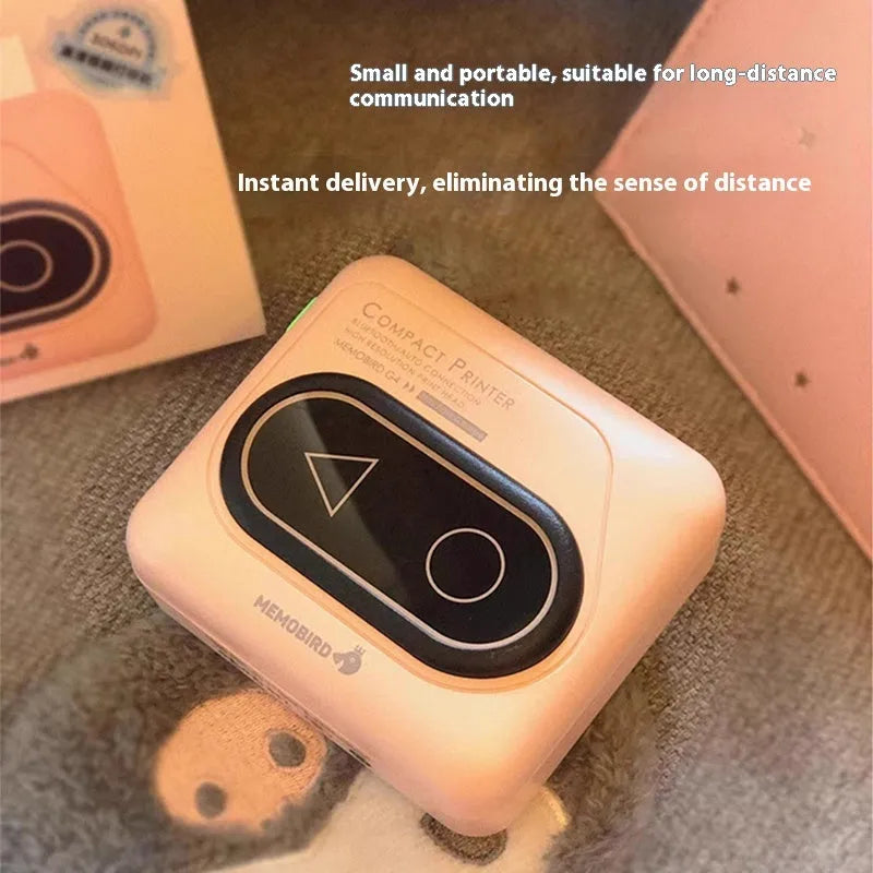 Compact Bluetooth thermal printer for mobile phone printing in choice of four colours