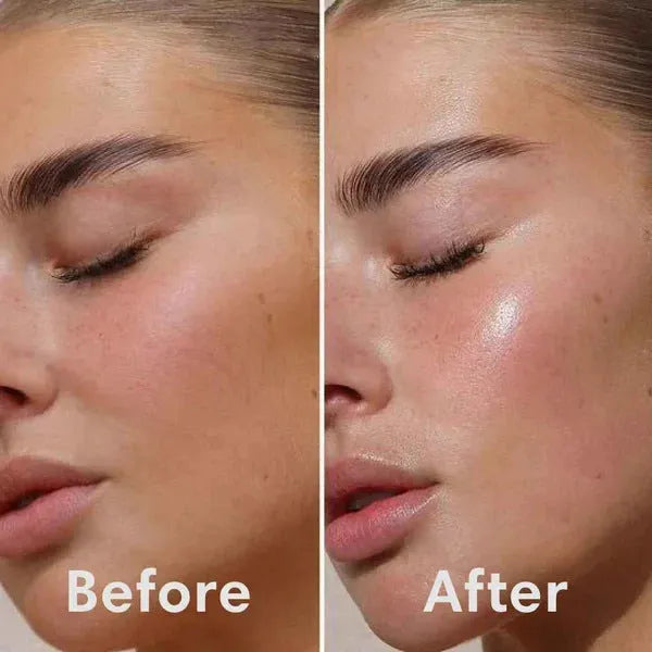 Collagen night mask bottle with application brush for even coverage on skin