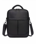 Black Oxford fabric men's messenger bag with single shoulder strap
