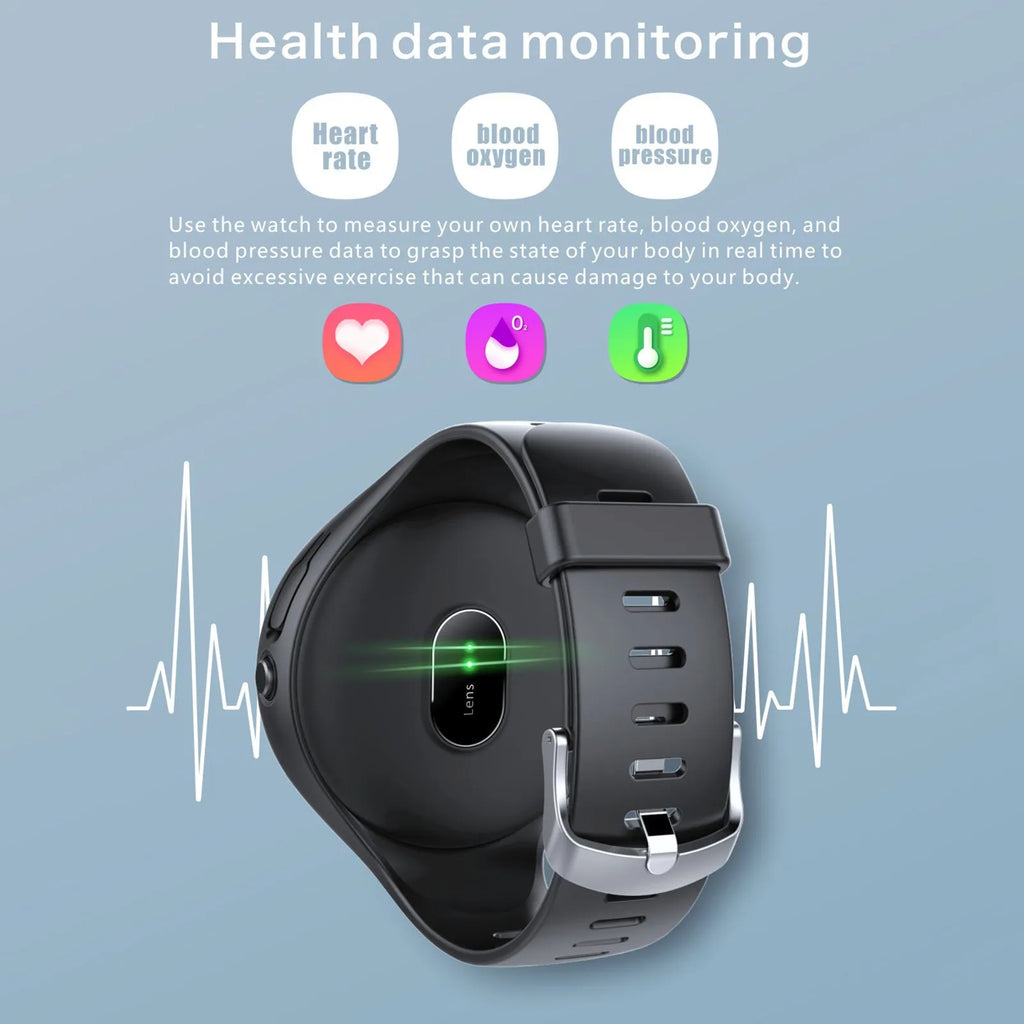 Black smart bracelet and Bluetooth earphone combination device with detachable design