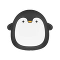 Cartoon penguin polar bear USB rechargeable hand warmer with power bank function in black, white, or whiteblack
