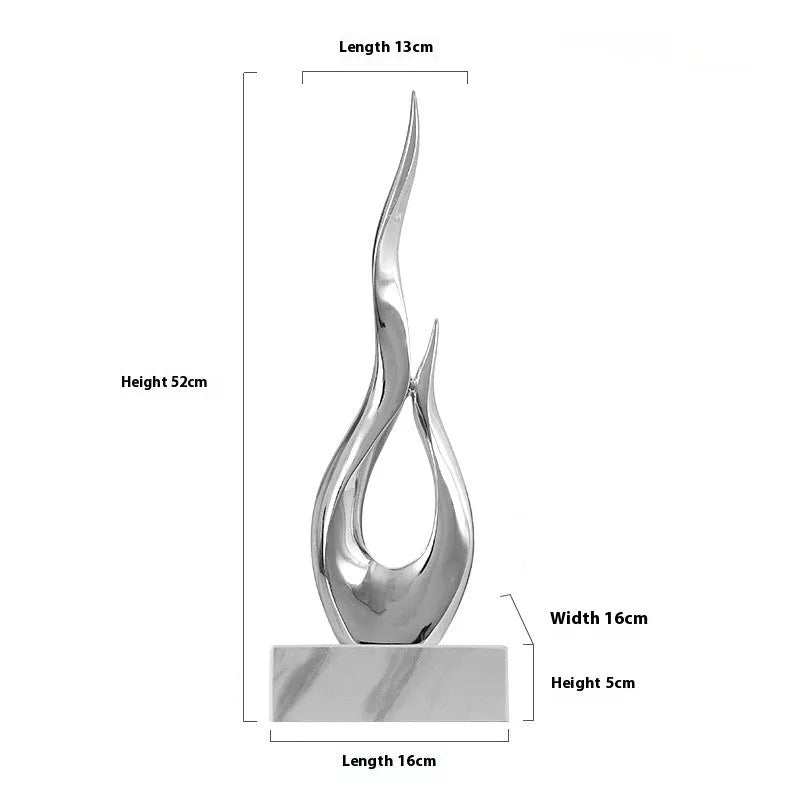 Handmade resin high-rise festival decoration ornament in modern style with colour options