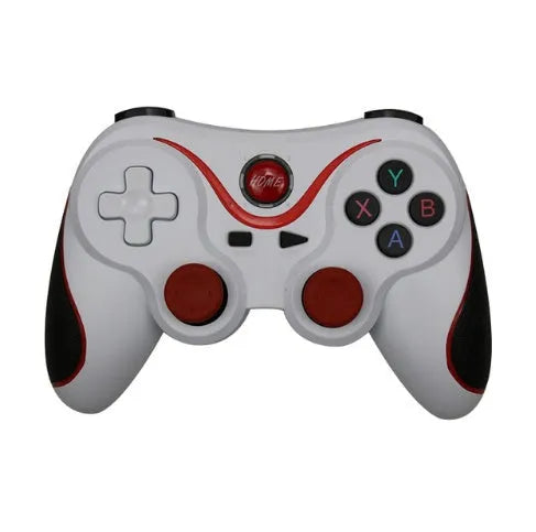 X3 Bluetooth wireless game controller for Android phones with attached mobile phone clip