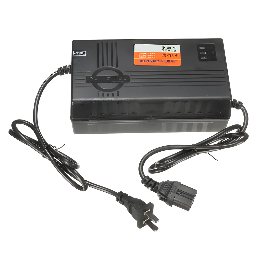 72V20AH electric car charger for lead-acid batteries with AU, EU, US plug options