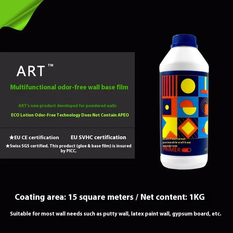 Formaldehyde-free glutinous rice wallpaper glue in 3-roll pack for wall sticking