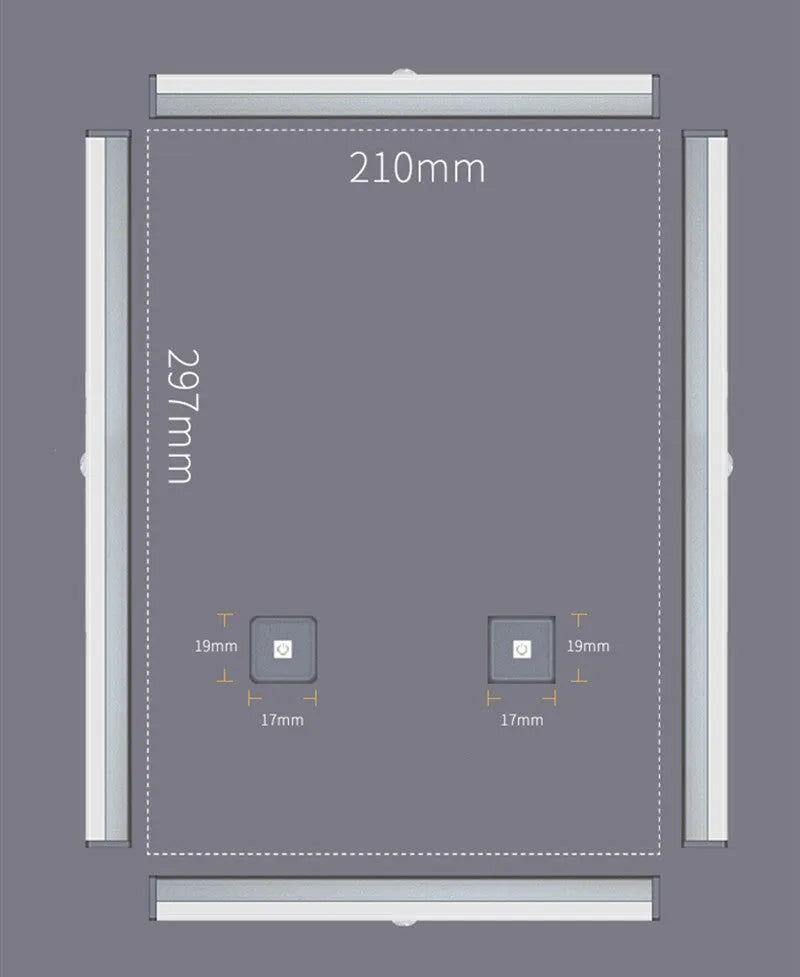 Aluminium magnetic LED closet light with motion sensor in white or warm white, shown mounted inside a wardrobe.