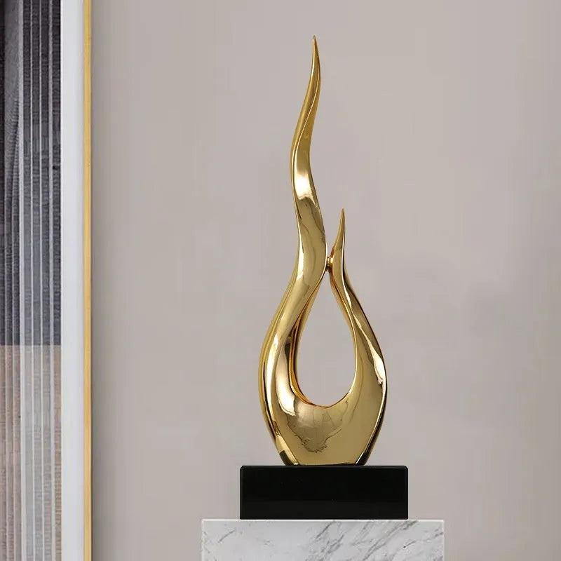Handmade resin high-rise festival decoration ornament in modern style with colour options