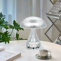 Small rechargeable touch night lamp with three-colour LED light measuring 20x16cm