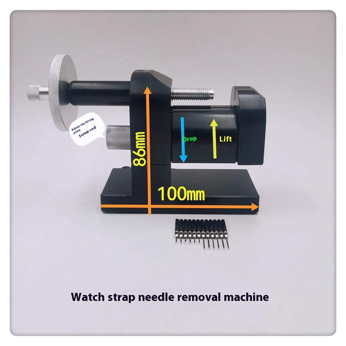Alloy steel watch strap stripping machine tool for repair