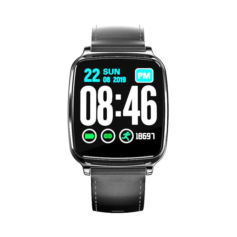 M8 smart bracelet showing zinc alloy body and TPU strap on a wrist