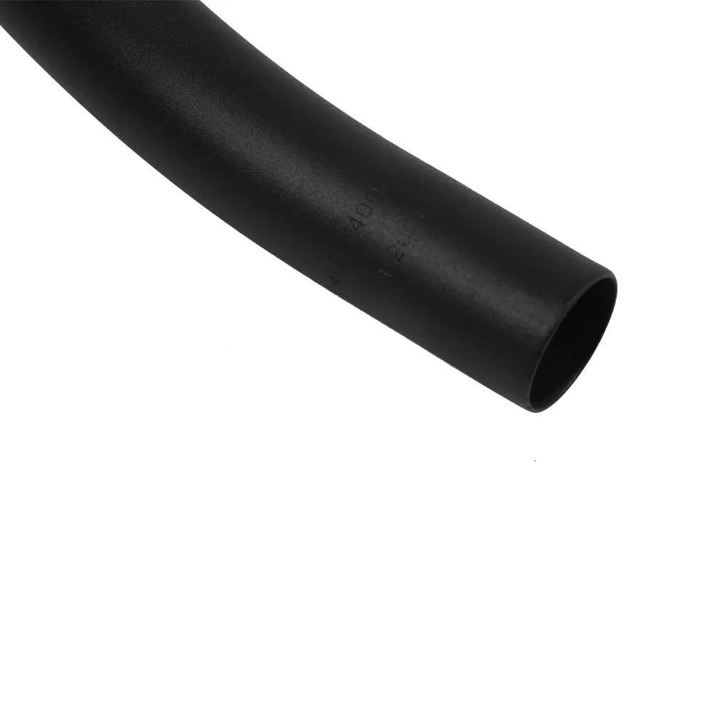 UNO black aluminium alloy road bike drop handlebar showing small bend and printing mark on clamp.