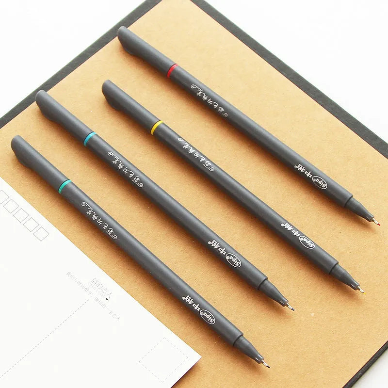 Set of 10 technical drawing pens with 0.38mm tips for architecture broadcasting mobile design work