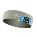 Bluetooth sports headband with built-in wireless earphones and removable washable liner in three colour options