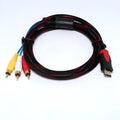 HDMI to AV15 M conversion wire adapter cable with 1.5m length and alloy connectors