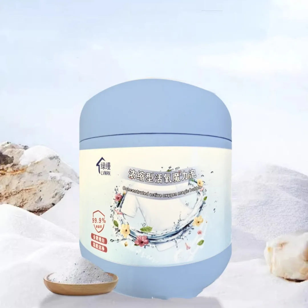 400g bottle of active oxygen bleaching powder laundry stain remover with enhanced formula