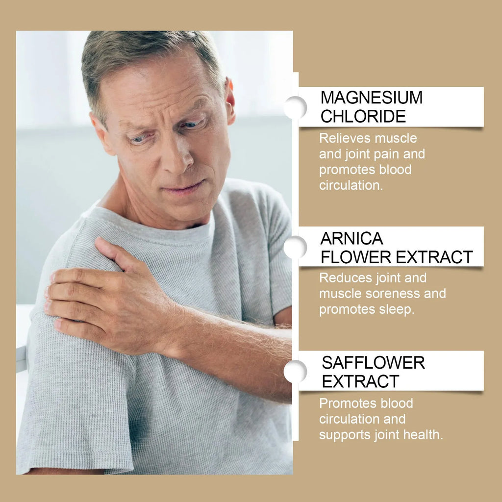 114g tube of magnesium cream for post-exercise body care with moisturising ingredients