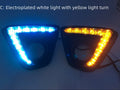 Mazda CX5 daytime running light LED bulbs with electroplated finish and multiple style options