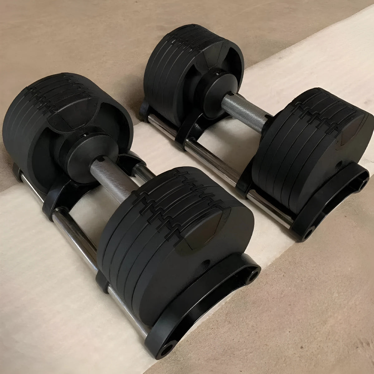 Electroplated cast iron dumbbell 20KG 32KG or 36KG, single piece, 40x18cm fitness equipment