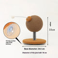 Large and small size cat scratching boards with hemp rope construction and anti-scratch design