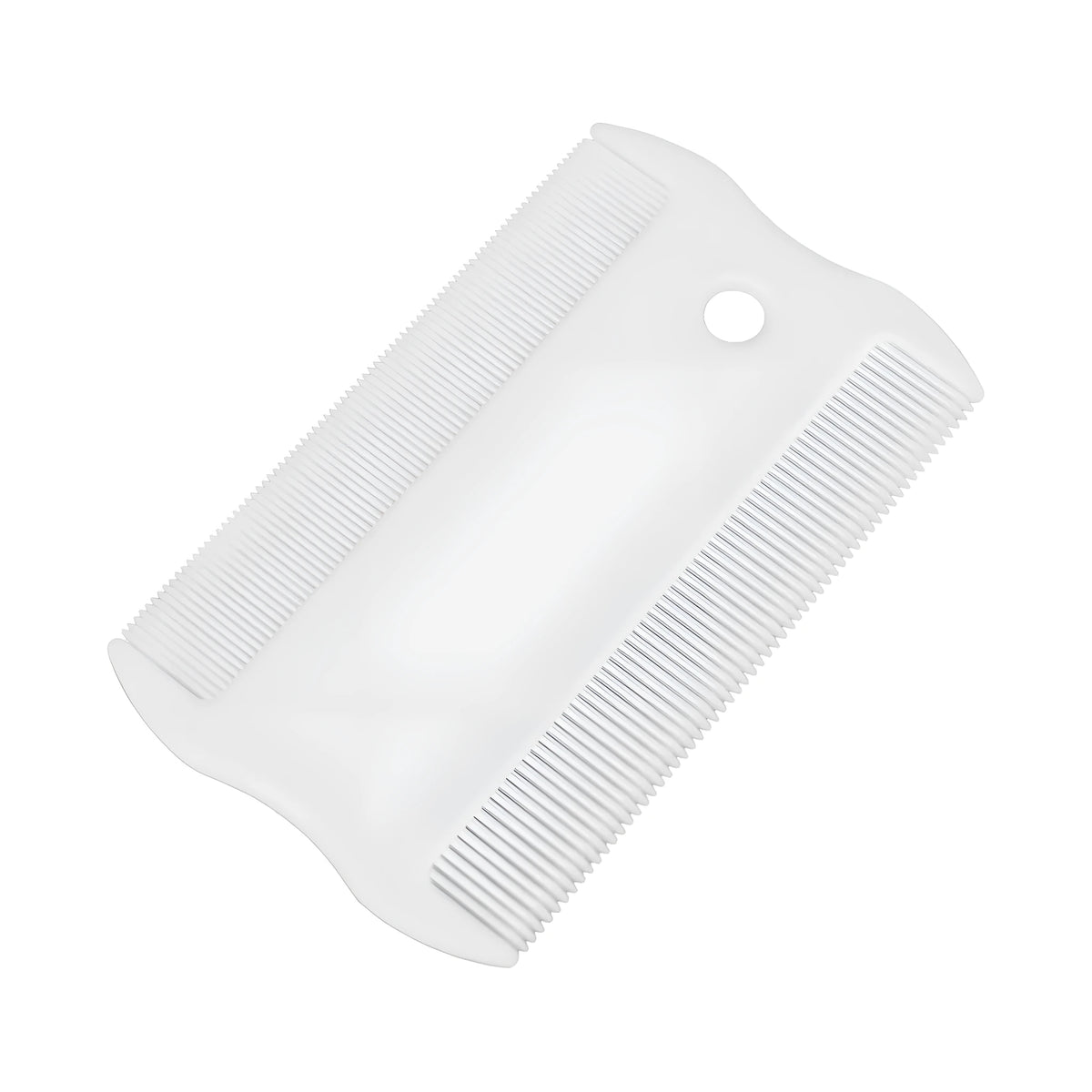 Double sided dense tooth flea comb for cats and dogs measuring 5cm in length for removing fleas and tear stains
