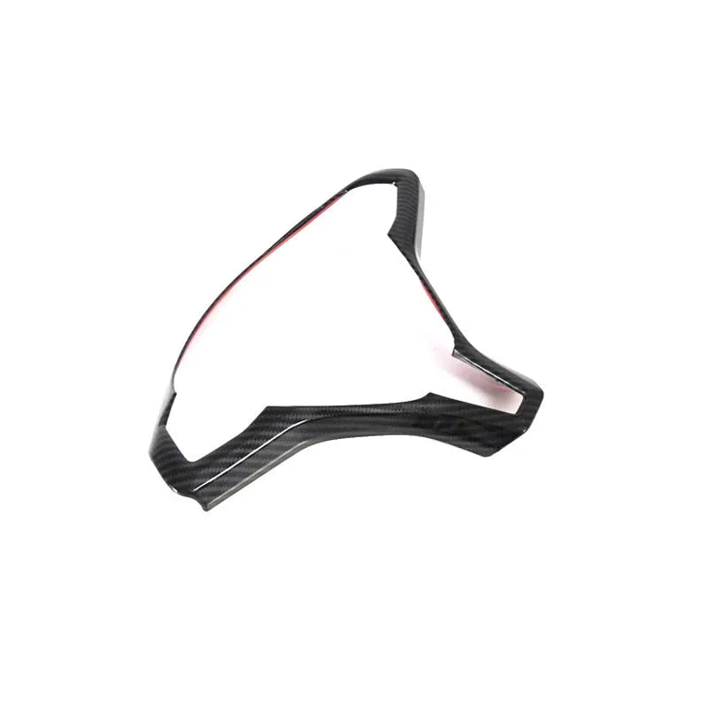 Tesla Model S steering wheel decorative frame with carbon fibre finish