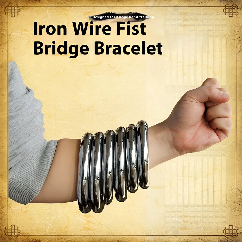 Iron Arm Skill Wing Chun carbon steel training ring with electroplated finish