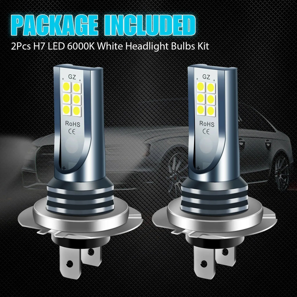 12 SMD LED automotive fog light bulb with aviation aluminium housing measuring 6.0 x 1.8 cm