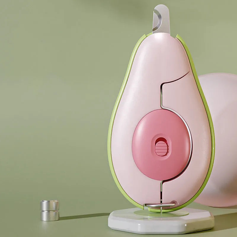 Professional LED pet nail clipper for small dogs and cats in green, pink, or white.