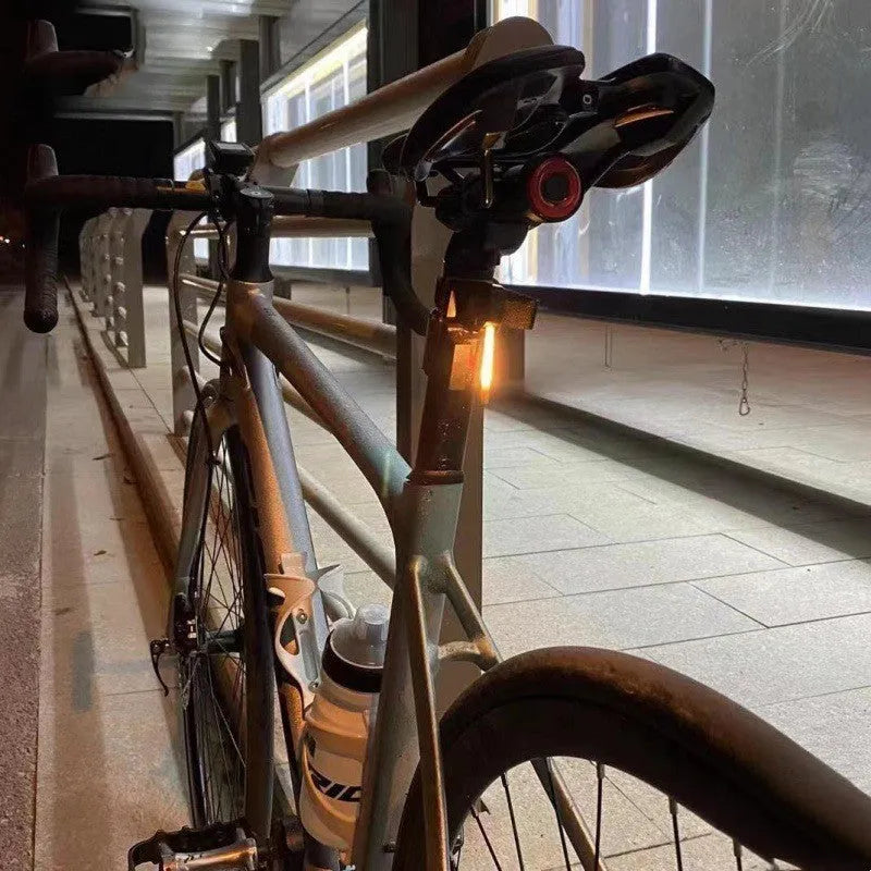 USB charging waterproof bicycle and motorcycle taillight modification wiring kit in five colour options