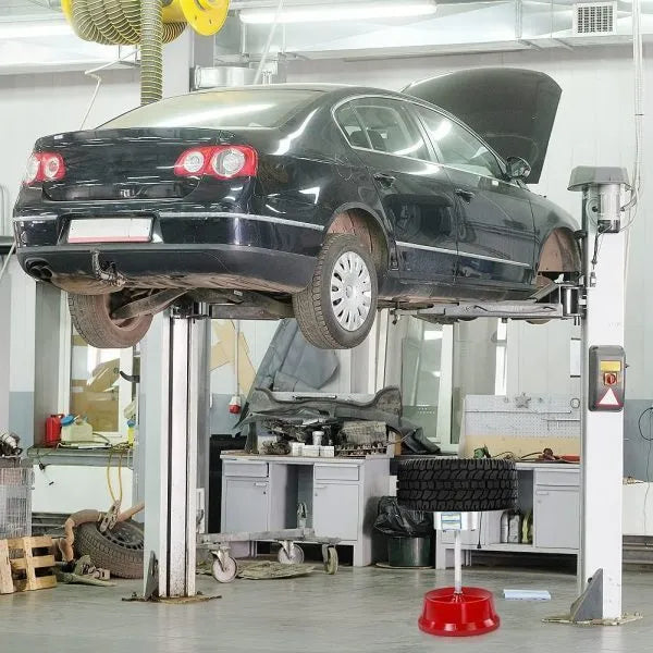 Portable hub balancer for tyre balancing with aluminium head and bull's eye level on enamel base
