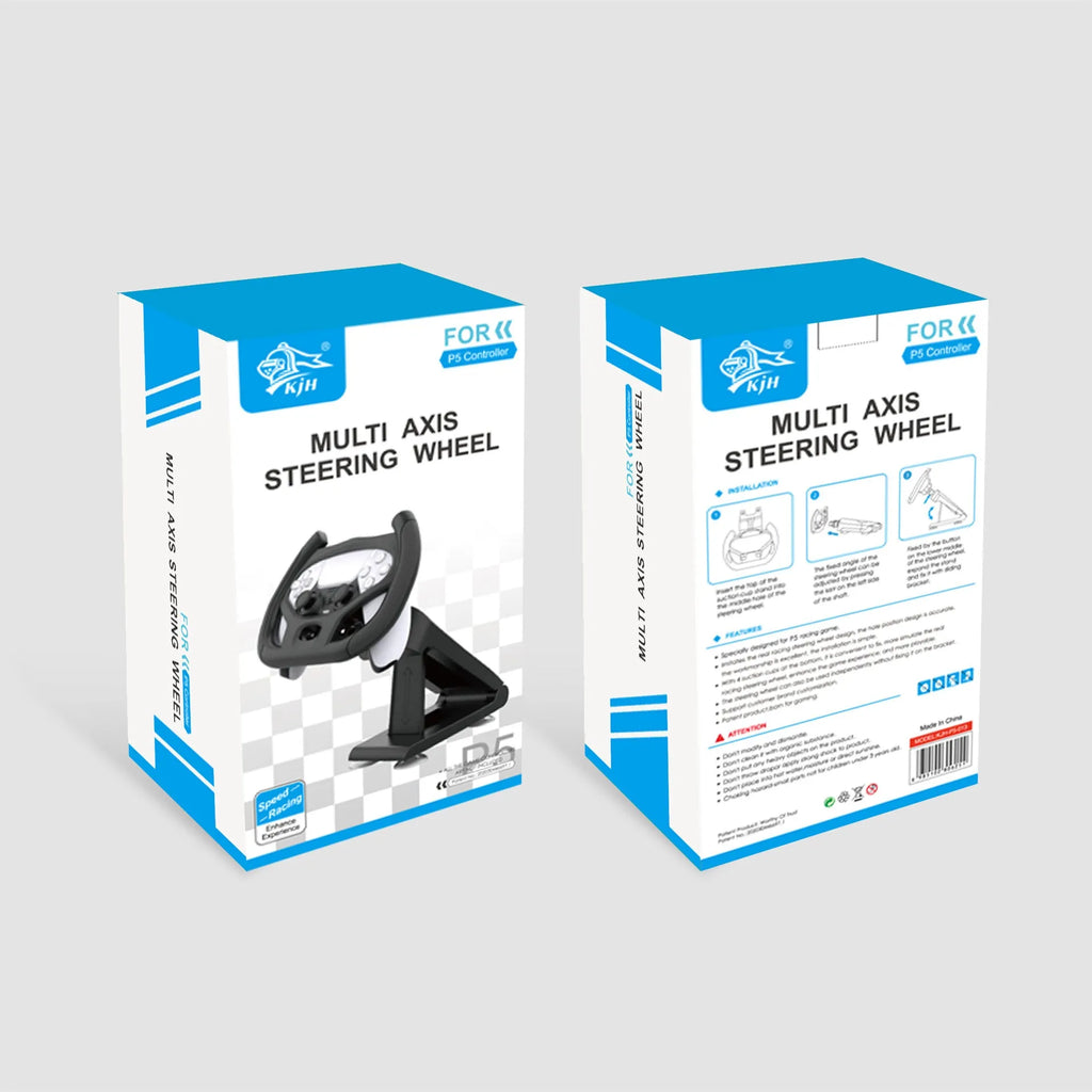 Black ABS plastic steering wheel bracket with suction cup for mounting phones during racing games