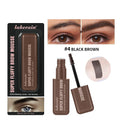 Eyebrow cream mousse tube with six shade options for brow definition
