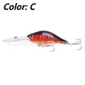 Floating Rock Little Fat Man deep diving mino fishing lure, 10.5cm long, shown in colour option A.