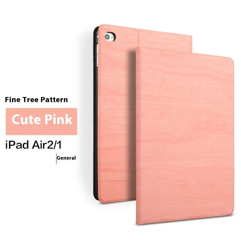 Universal sleep bracket protective cover for Apple iPad in imitation leather sapphire blue or black