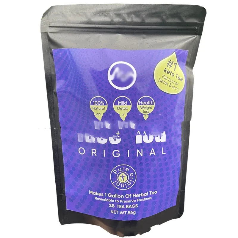 28 Day Slim Flat Tummy Tea herbal tea programme with multiple tea bag varieties