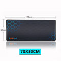 Large custom cartoon design mouse pad with silk cloth surface and natural rubber base measuring 900x400mm