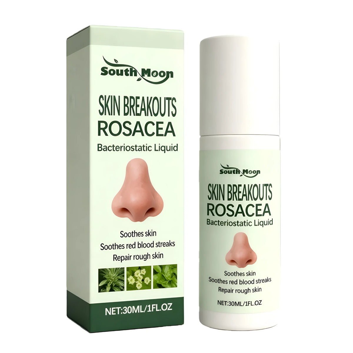 Soft And Soothing Lotion 30ml bottle with aloe vera and basil leaf extract, compact moisturiser for dry skin