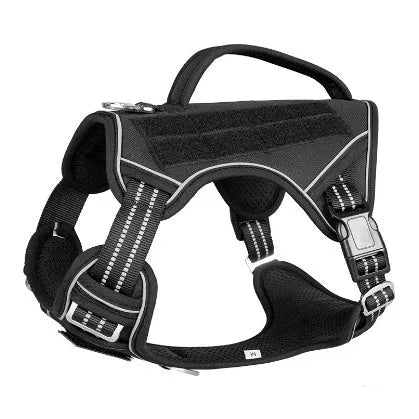Tactical chest strap for search and rescue working dogs in Oxford cloth with camouflage colour options