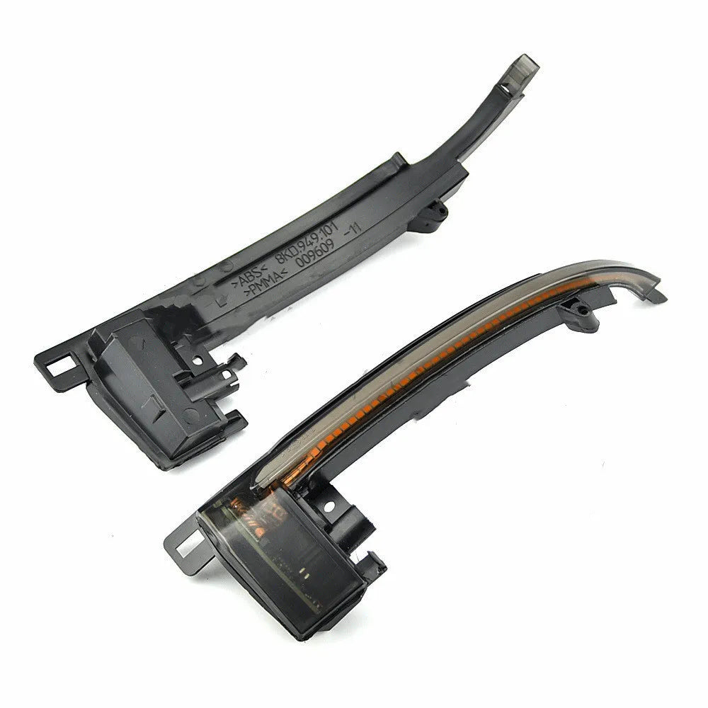 Dynamic LED mirror turn signal blinker for Audi B8 and B8.5 models in blackening finish.
