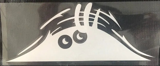 Four self adhesive body sticker designs: colourful smiley, black smiley, white smiley, and black angry face on a 19x7cm sheet.