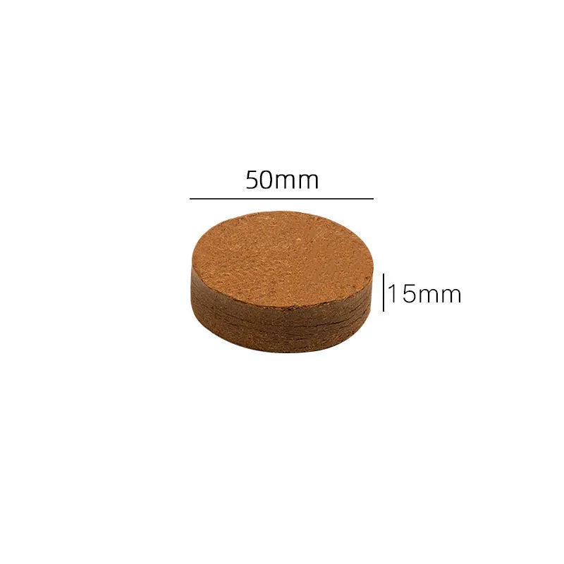 Selection of nutrient soil medium blocks in different sizes for vegetable seedling cultivation