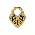Women's heart-shaped stainless steel earrings in gold and steel colour options.
