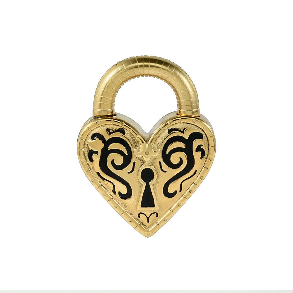 Women's heart-shaped stainless steel earrings in gold and steel colour options.