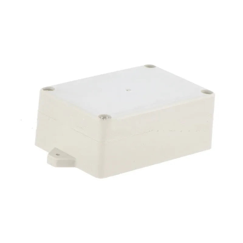 F4B-1 black ABS plastic waterproof electronic instrument box with dimensions 100mm by 68mm by 40mm.